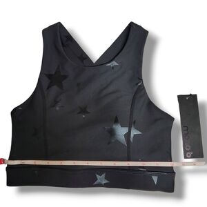 Women's Superstar Sports Bra, NWT Mono B, Star Print Foil